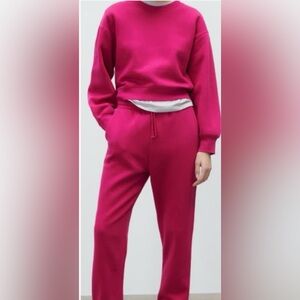 Zara pink Sweat set